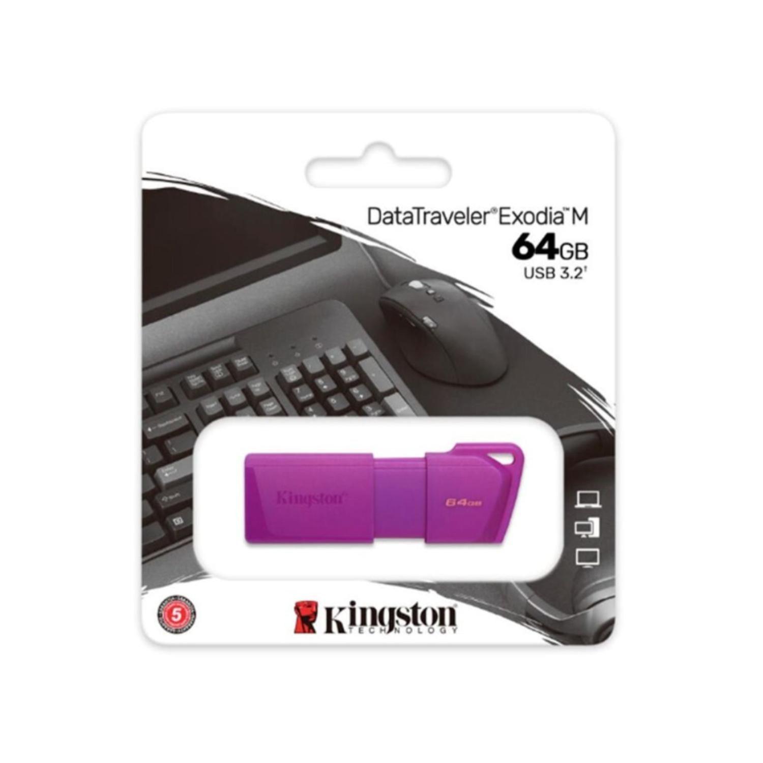 Memoria Flash USB - 64 GB - USB 3.2 Gen 1 - NEON Purple-3