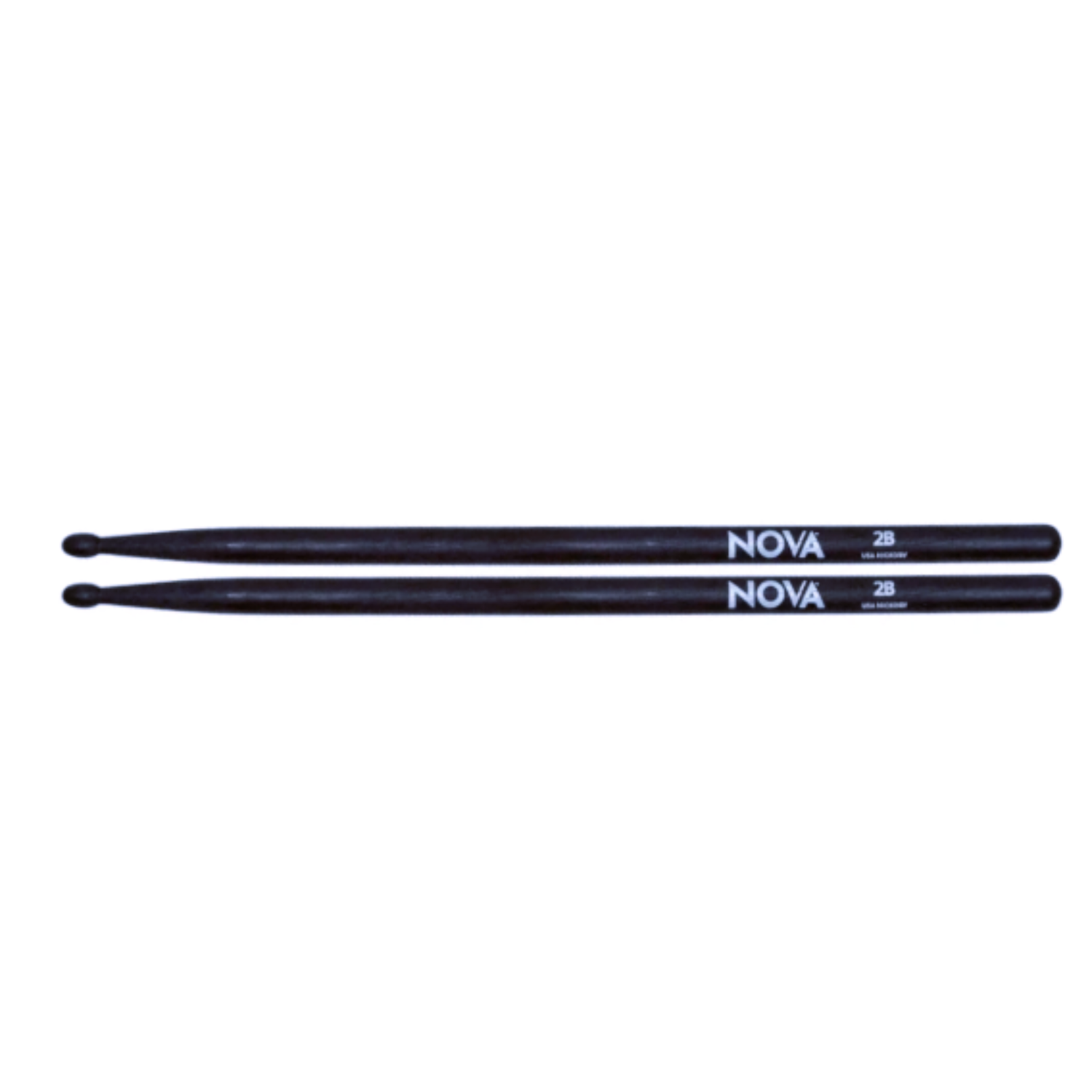 Baquetas Vic Firth Nova N2BB 2B Negras Punta Madera-0
