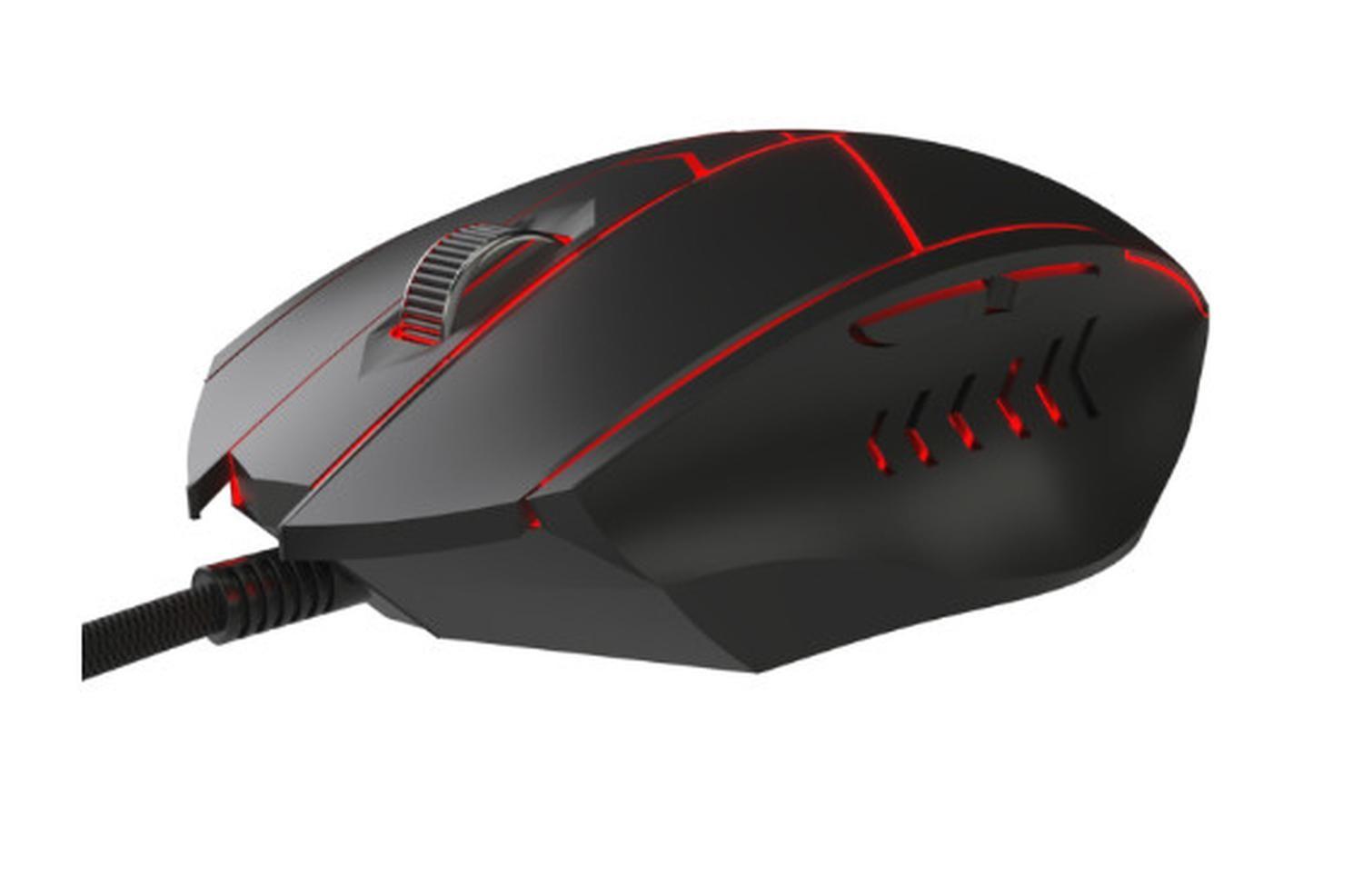 Mouse XTM-810 Diestro USB tipo A Óptico-0