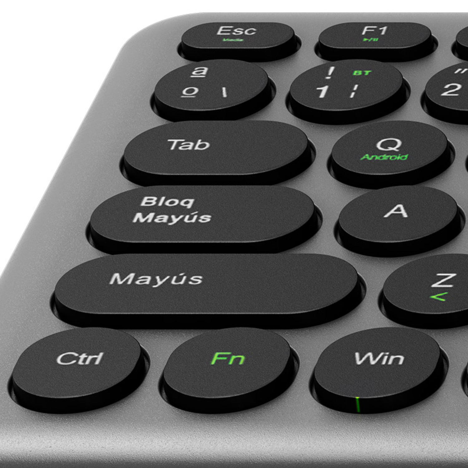 Teclado Inalámbrico KeyGlider con Panel Táctil-3