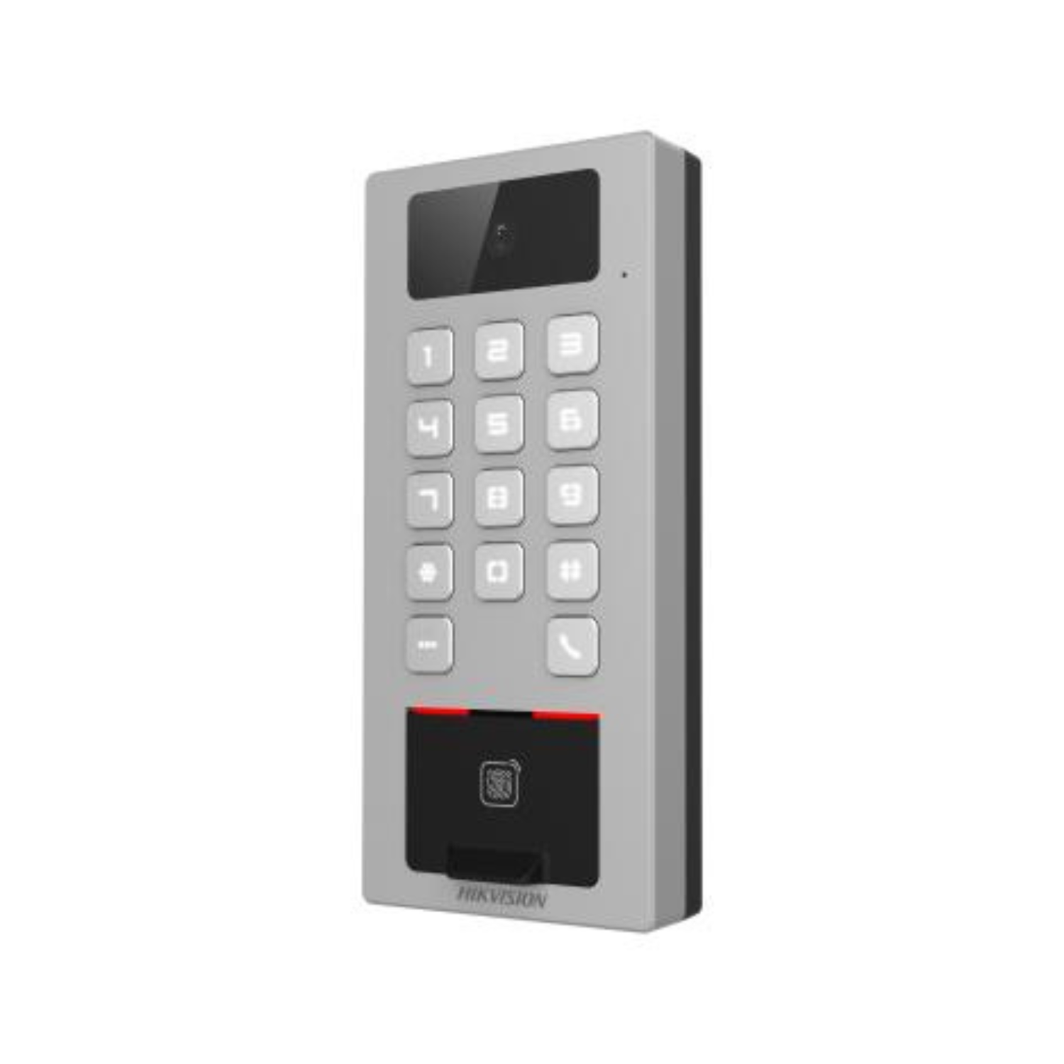 Portero Exterior Control de Acceso Biometrico Hikvision DS-K1T502DBFWX-2