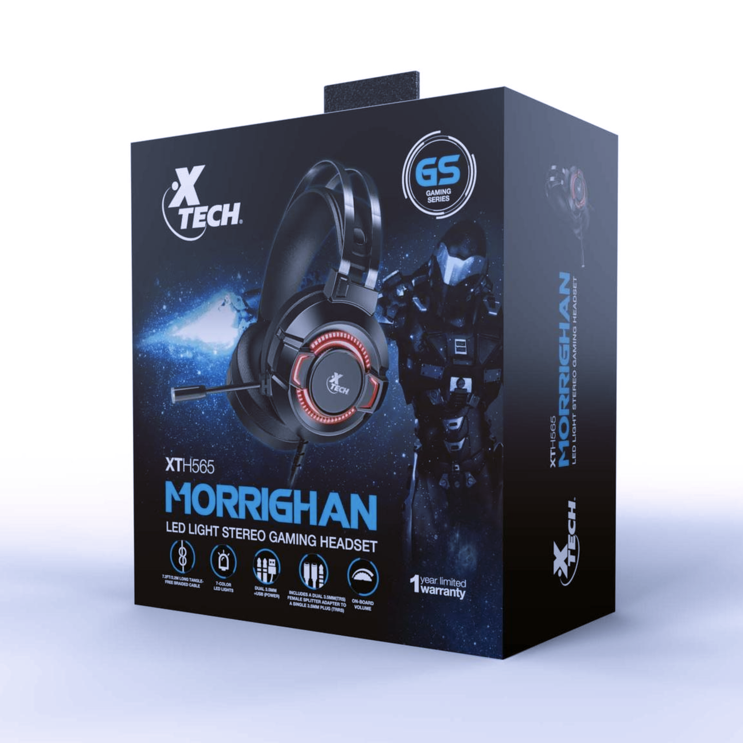 Audífonos Gamer Xtech Morrighan XTH-565 Alámbrico Negro-7