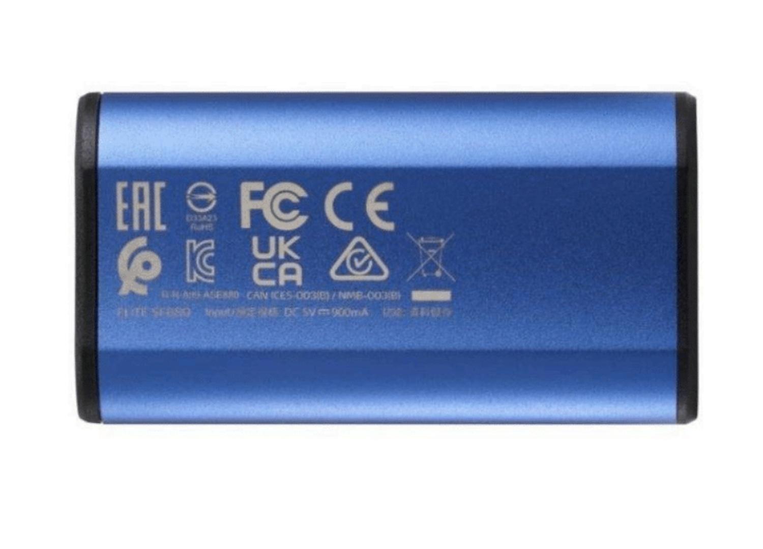 Disco de Estado Sólido Externo Adata SE880 1 TB USB-C Azul-1