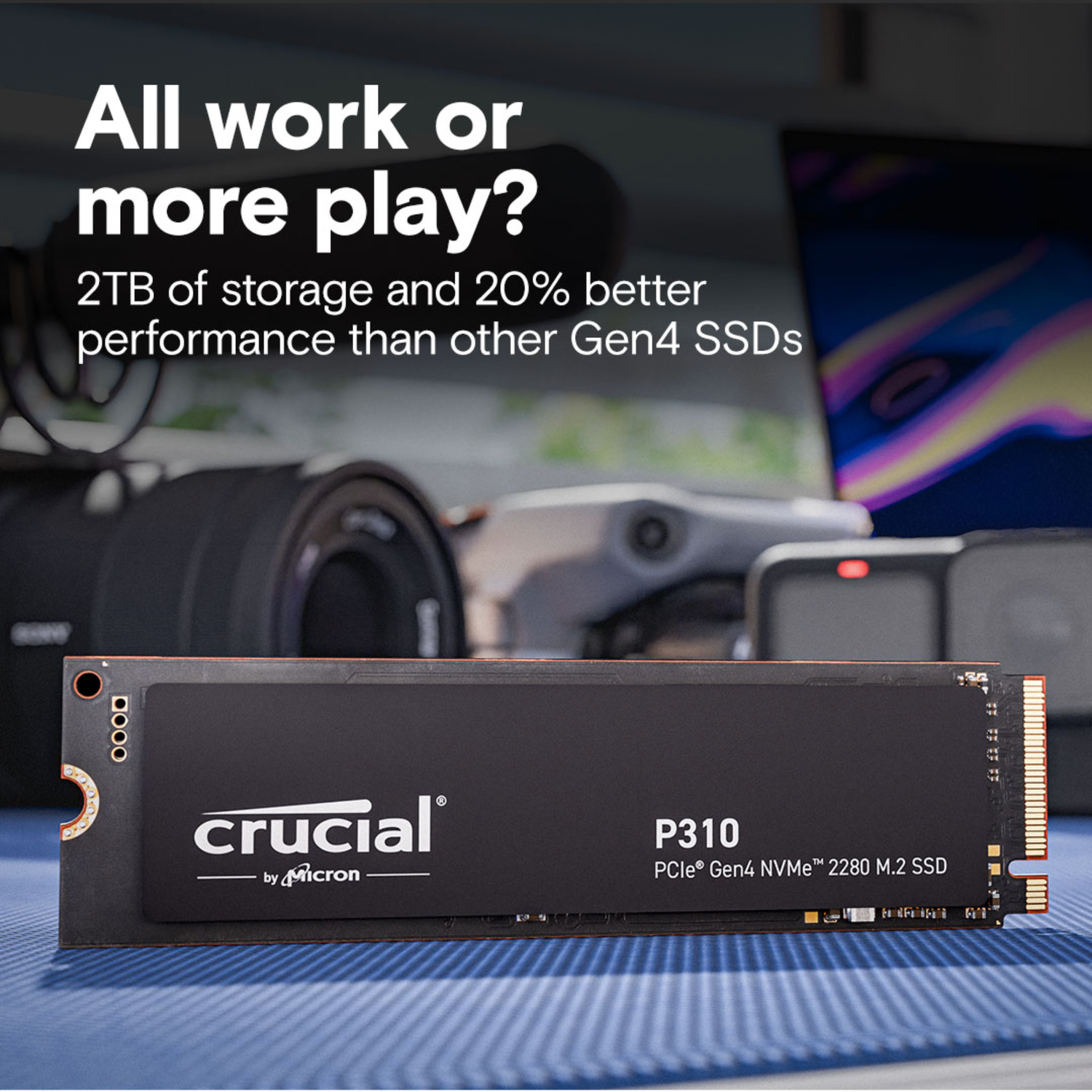 Disco de Estado Sólido SSD Crucial P310 2 TB-2