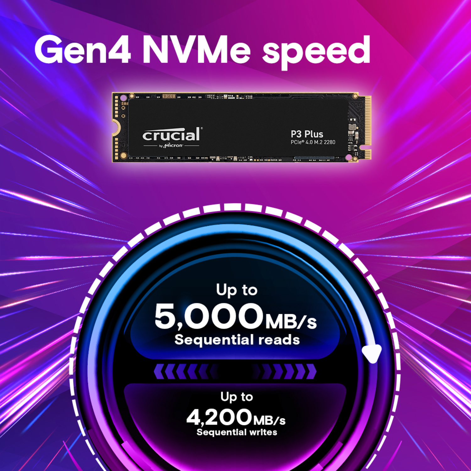 Disco de Estado Sólido SSD Crucial P3 Plus 2 TB-1