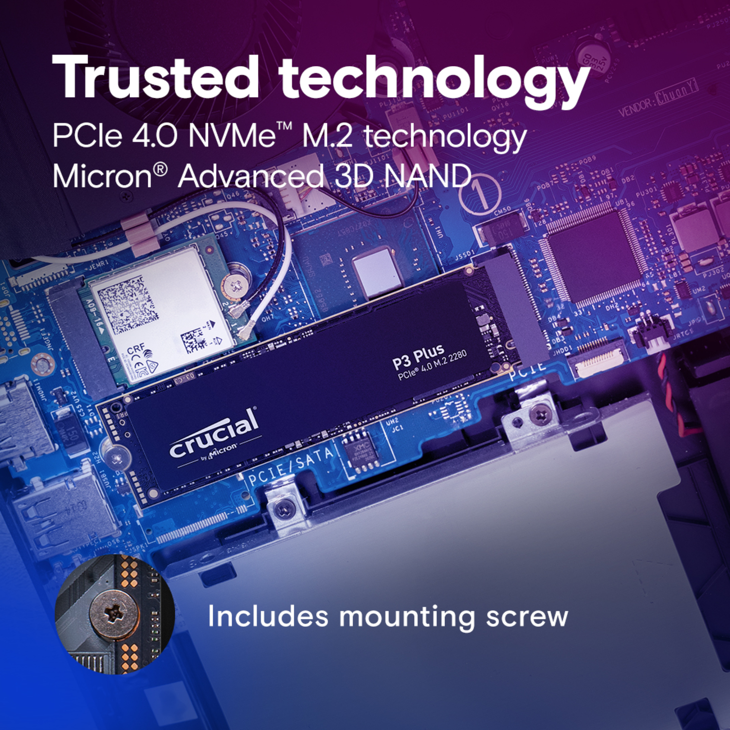 Disco de Estado Sólido SSD Crucial P3 Plus 2 TB-2
