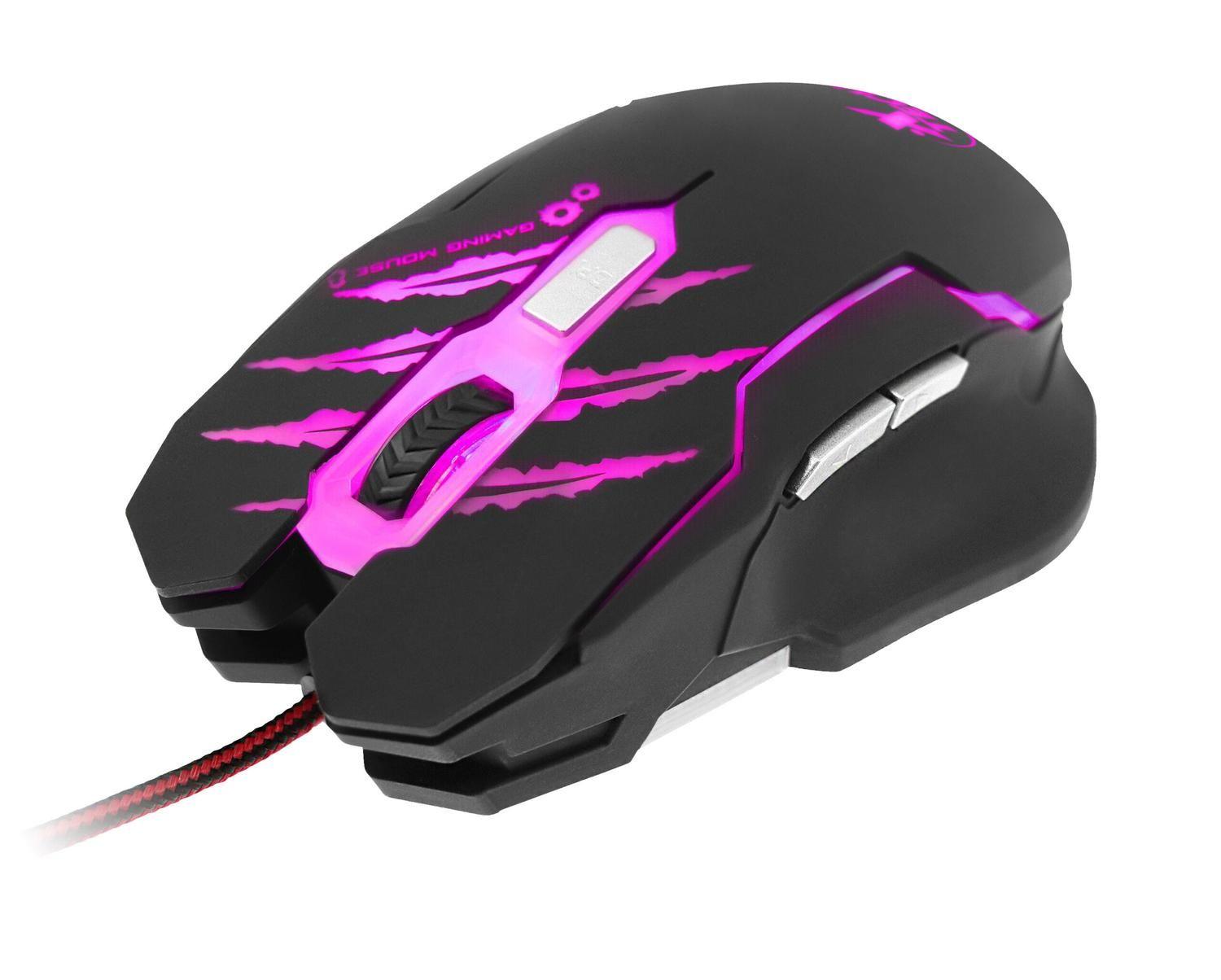 Mouse XTM-610 Diestro USB tipo A Óptico-2