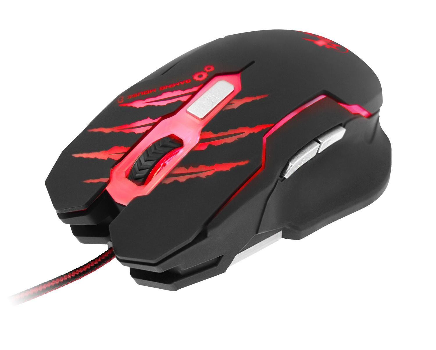 Mouse XTM-610 Diestro USB tipo A Óptico-3