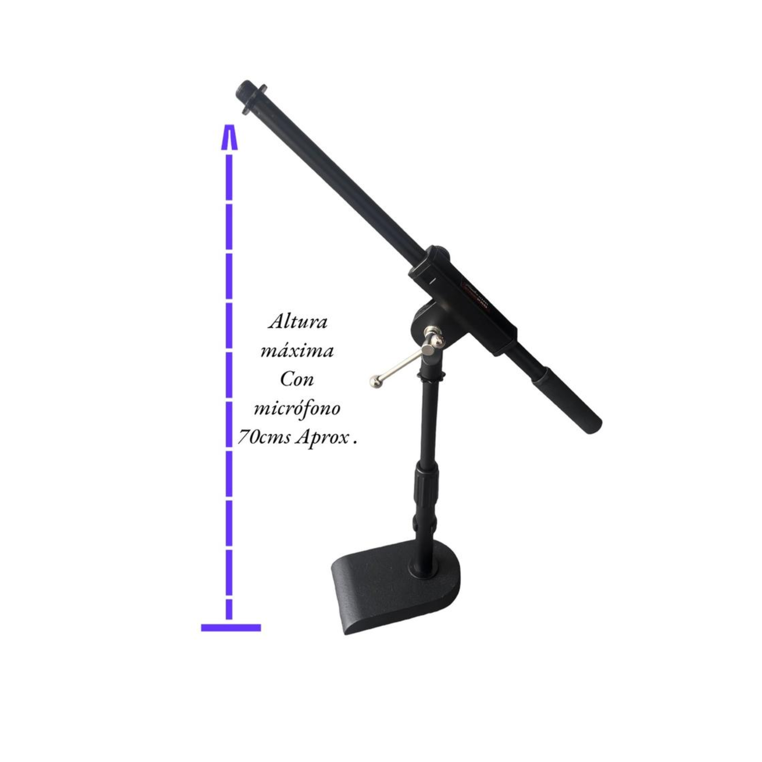 Atril De Micrófono Con Boom Baja Altura Kb111m Hamilton-2