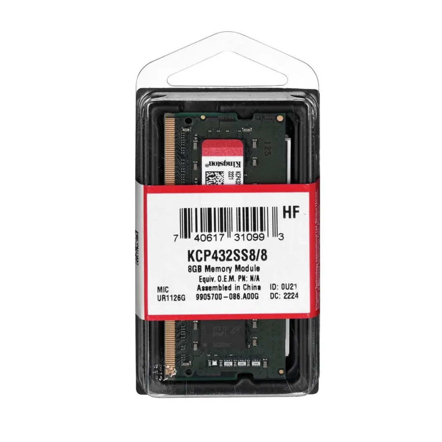 Memoria RAM 8GB 3200MHz DDR4 SODIMM 8Gbit-2