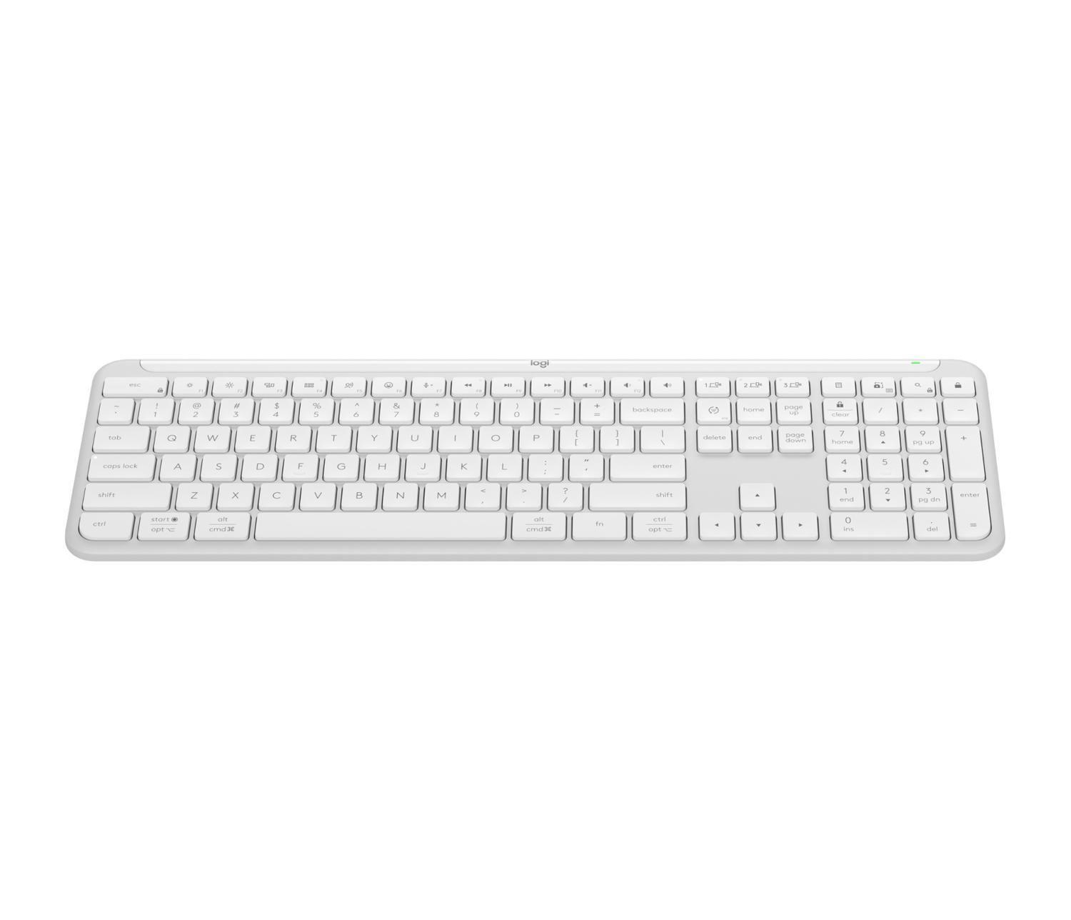 Teclado inalambrico Signature Slim K950 Blanco Español-2