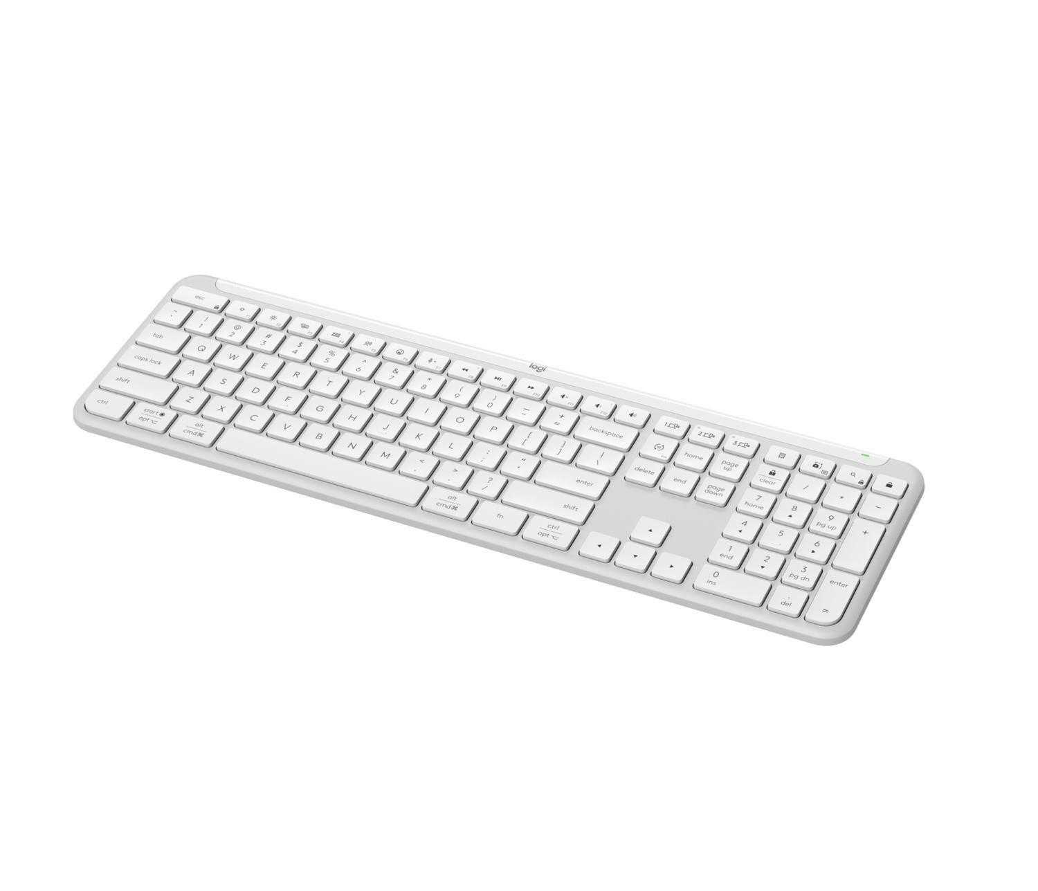 Teclado inalambrico Signature Slim K950 Blanco Español-4