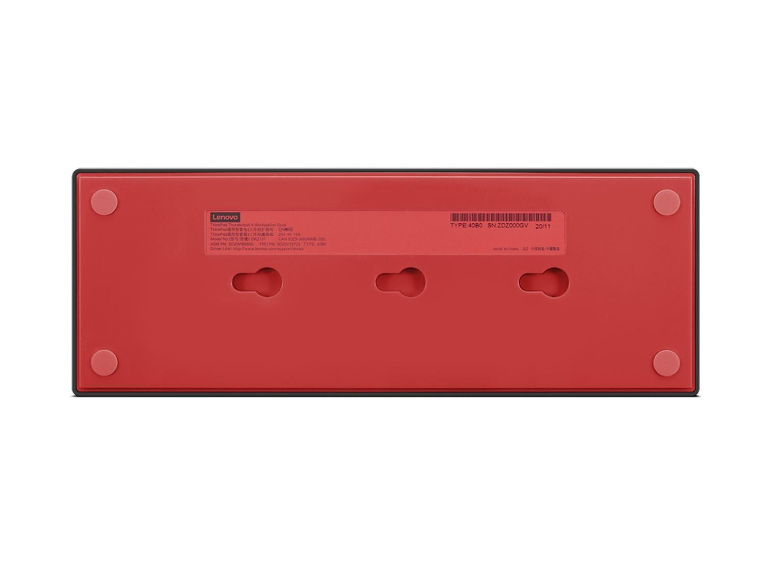 Docking Station Alámbrico Thunderbolt 4 Negro, Rojo-4