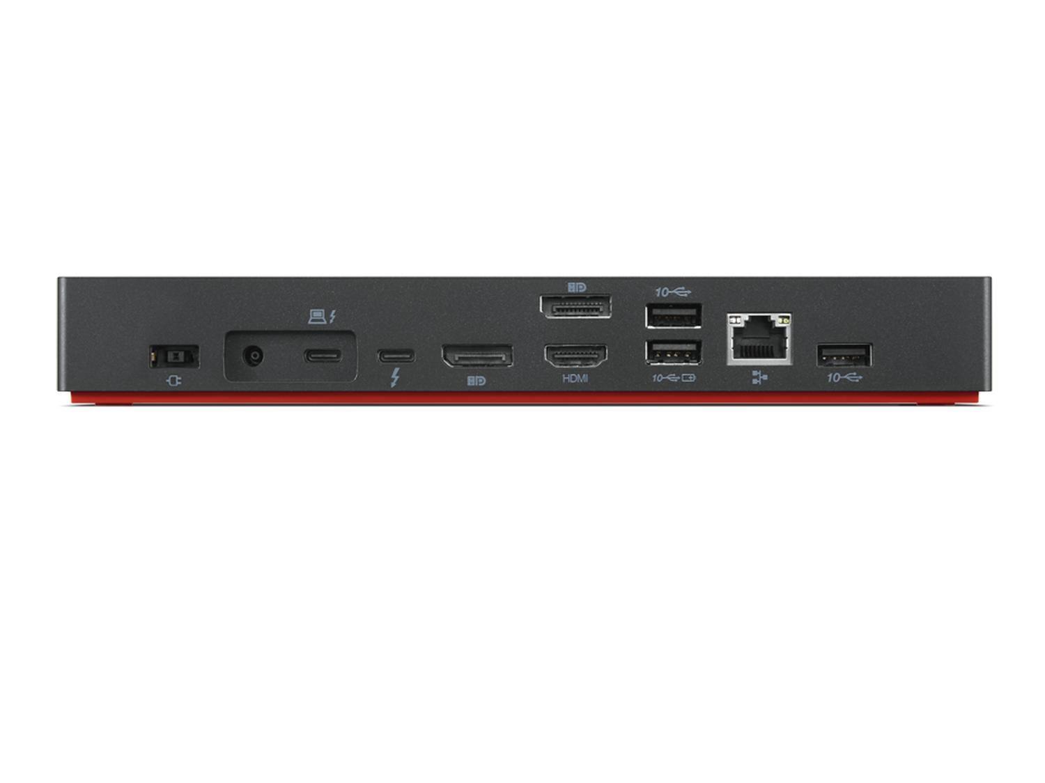 Docking Station Alámbrico Thunderbolt 4 Negro, Rojo-5
