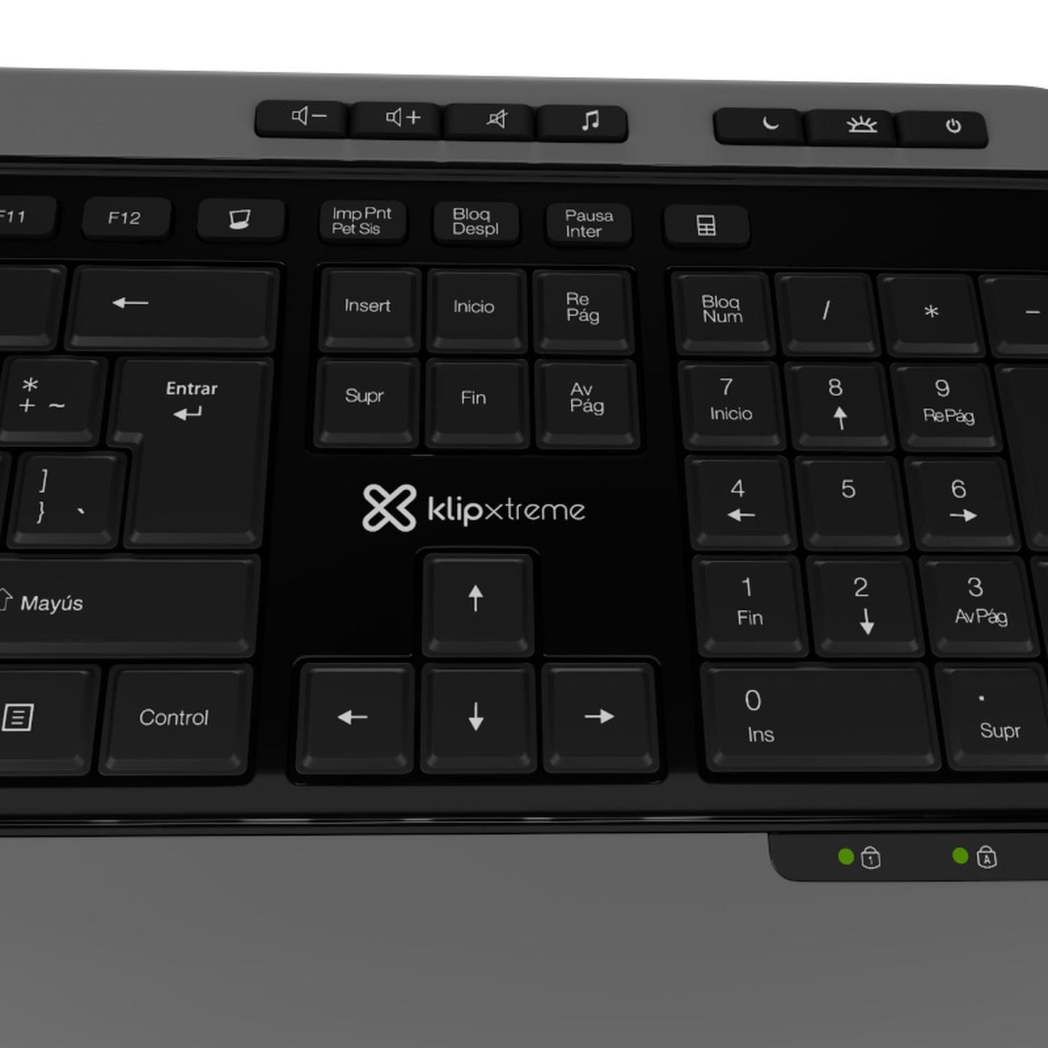 Kit Teclado y Mouse Magnifik RF inalámbrico QWERTY-5