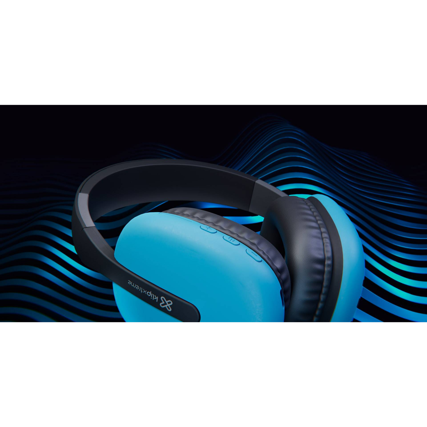 Auriculares Over-Ear Inalámbrico Klip Xtreme KWH-010BK Azul-5