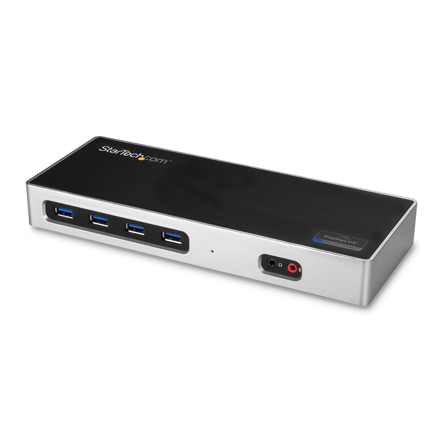 Docking Station 4K Dual USB-C USB-A 6 Puertos USB 3.0-0