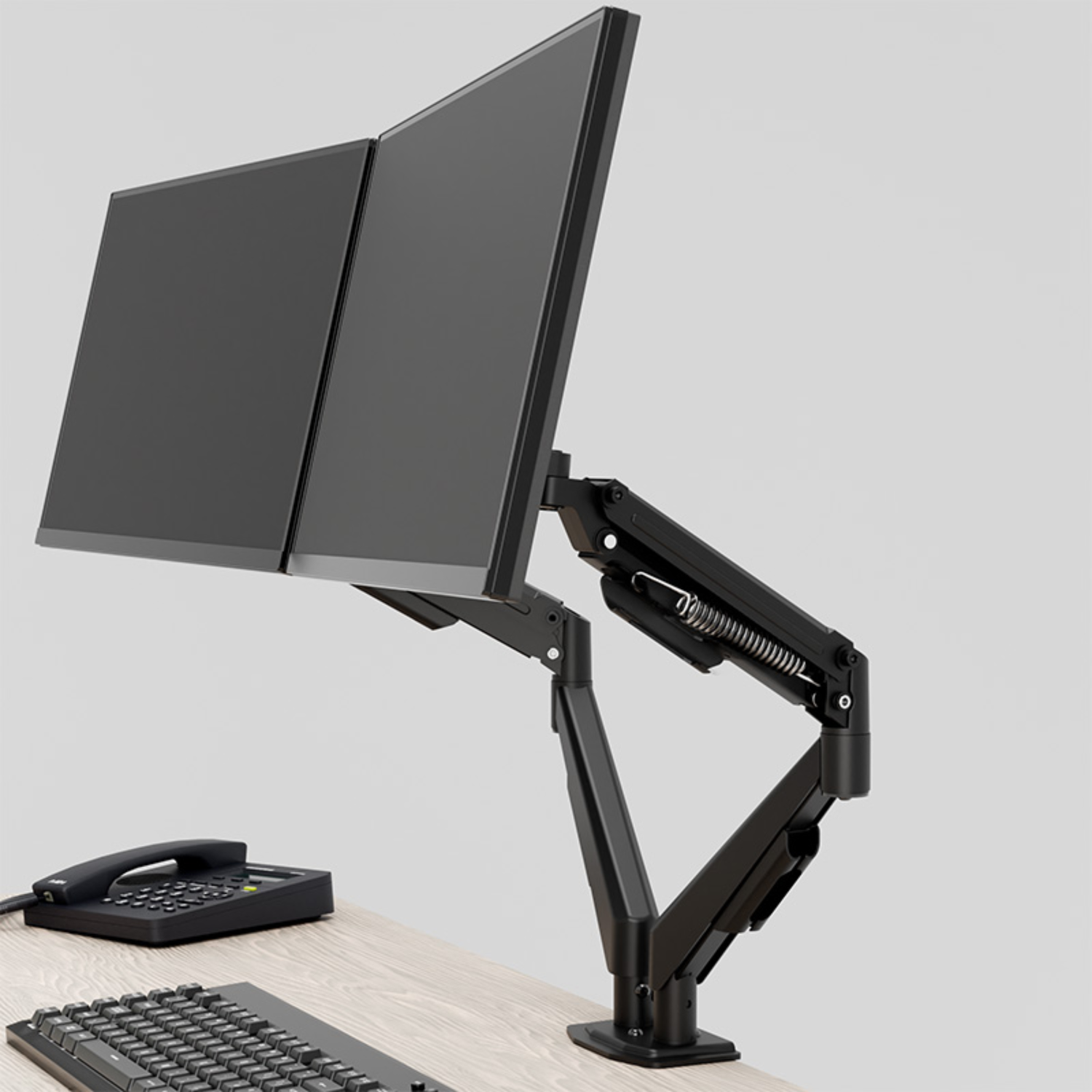 Soporte Doble KlipXtreme para Monitores 13-32" Negro-6