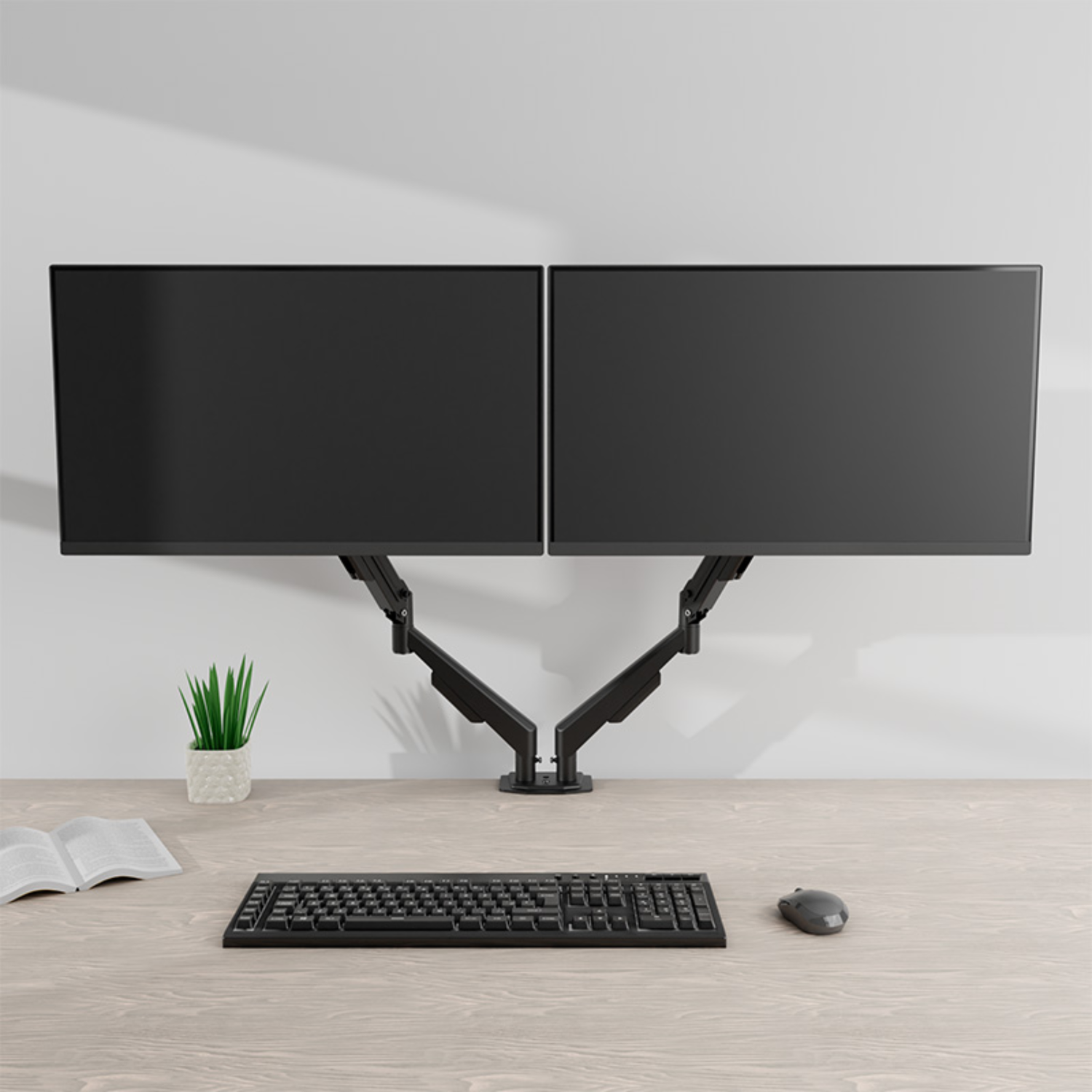 Soporte Doble KlipXtreme para Monitores 13-32" Negro-7