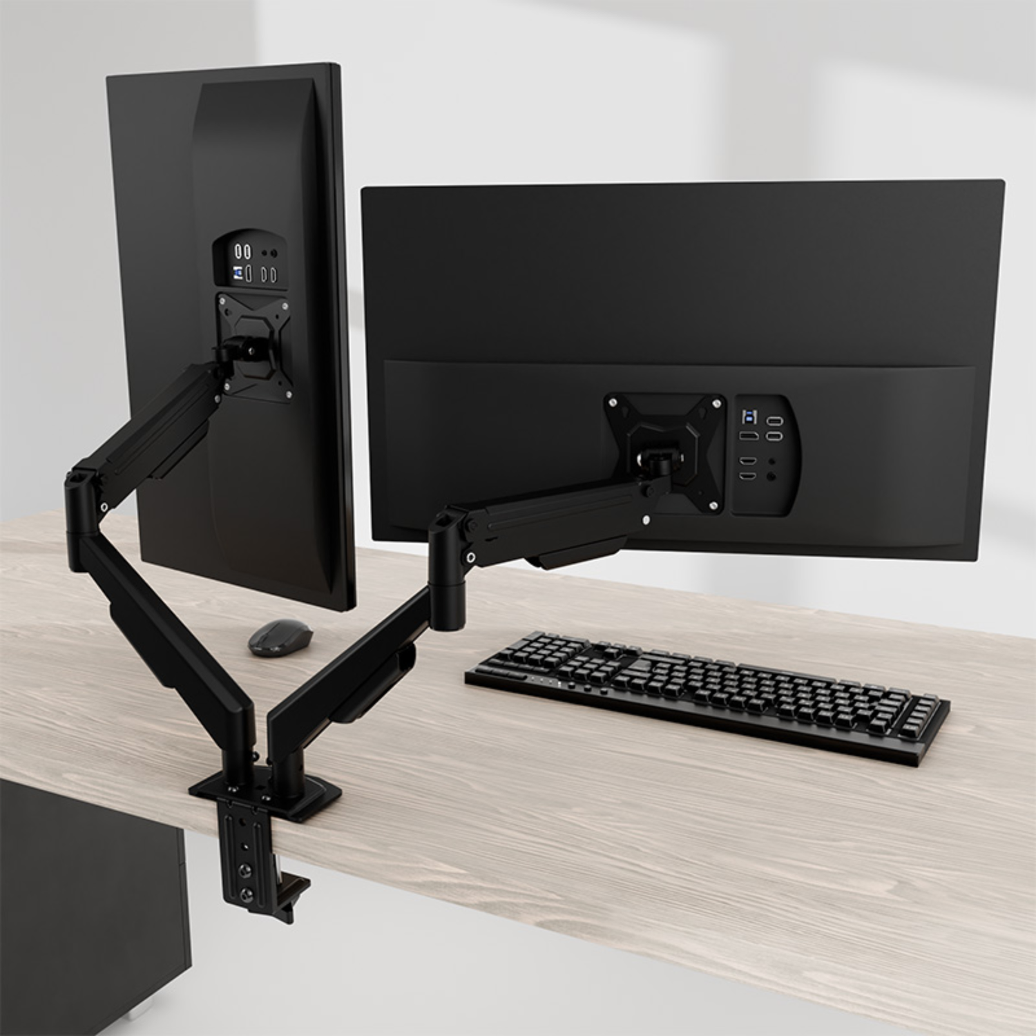 Soporte Doble KlipXtreme para Monitores 13-32" Negro-9