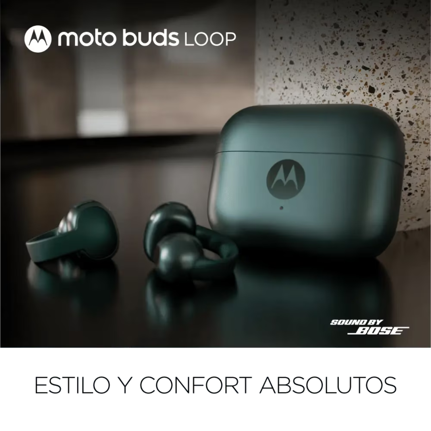 Audífonos Inalámbricos Moto Buds Loop Verde-7