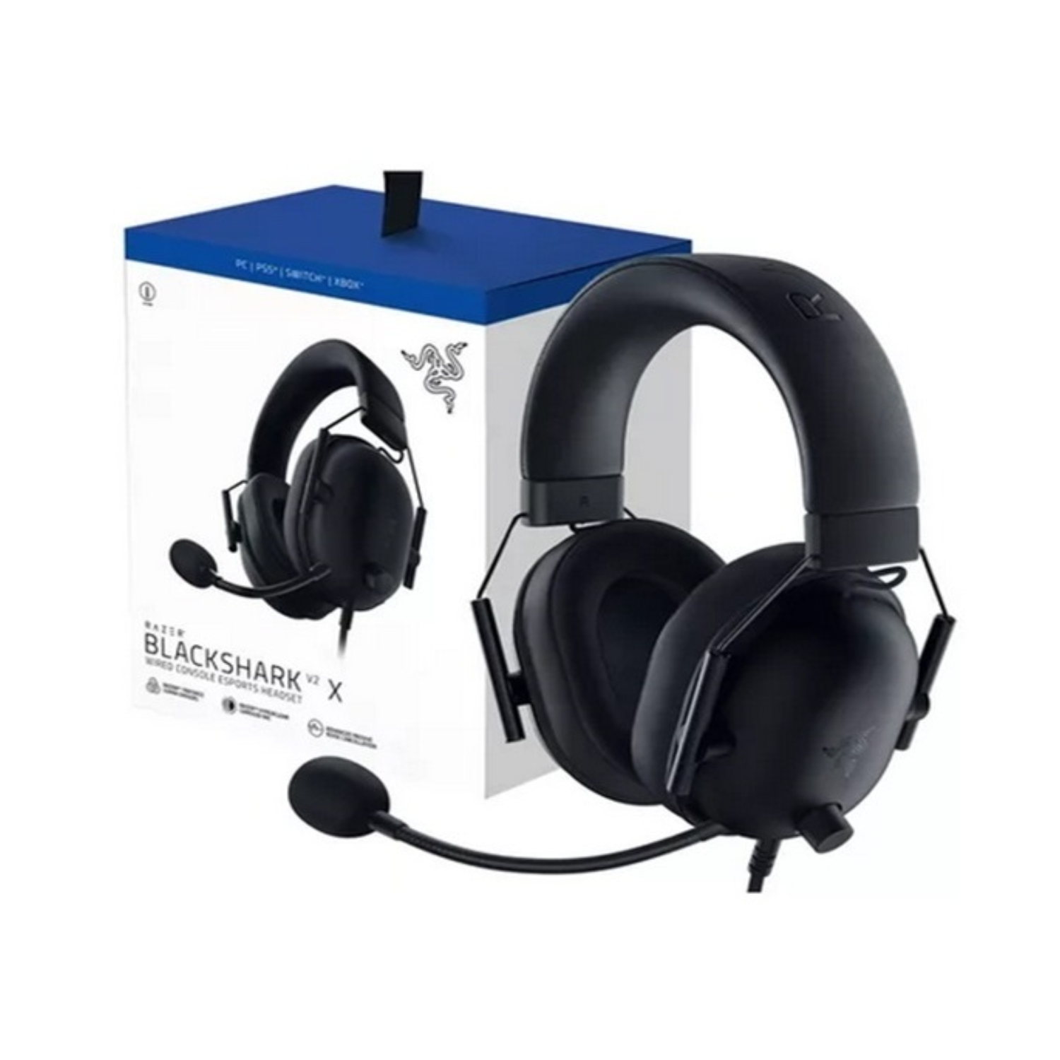Audífonos Gamer Razer BlackShark V2 X PS5 Negro-4