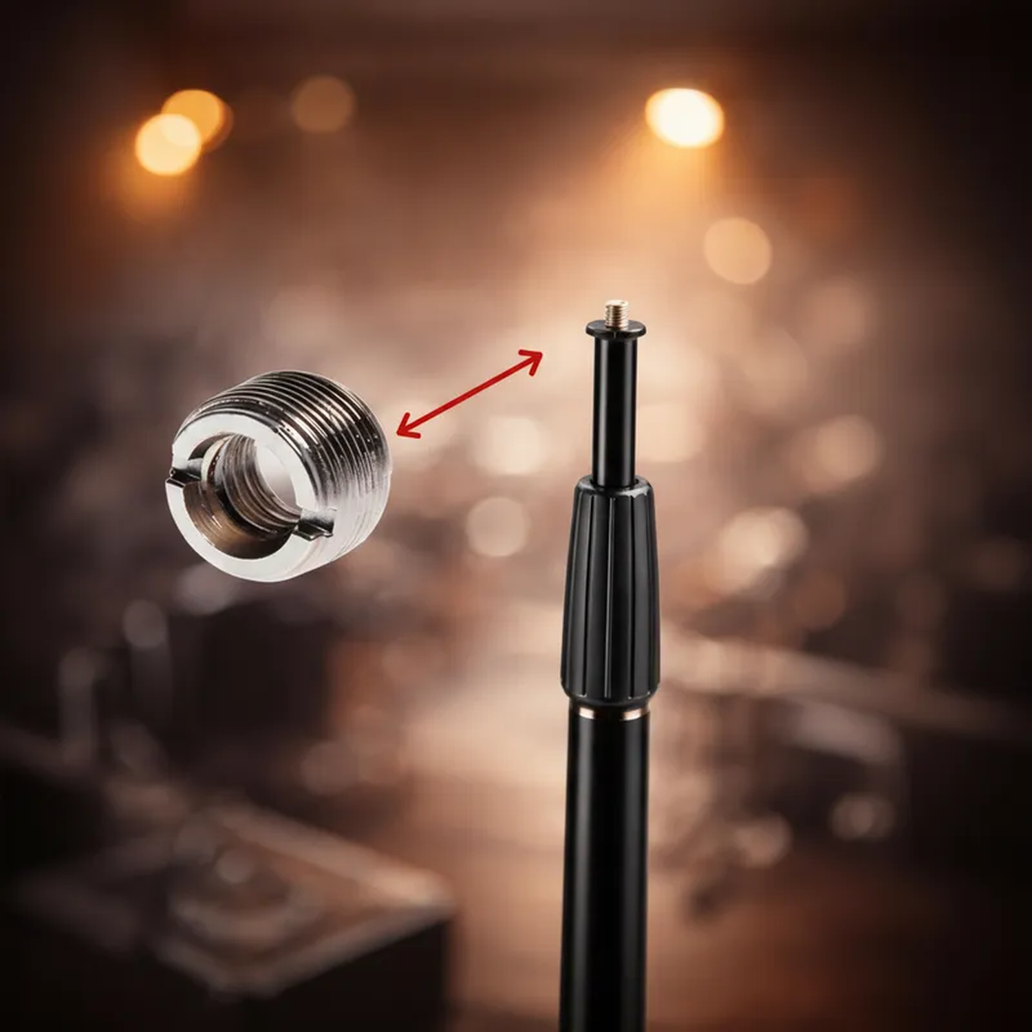 Adaptador HAMILTON A-3 para Soporte de Micrófono 3/8 a 5/8-3