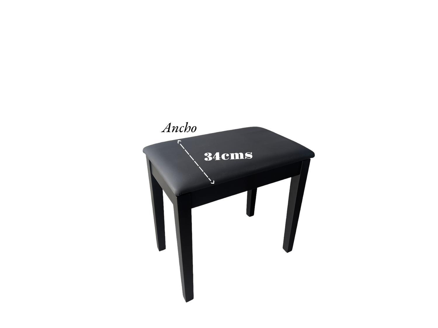 Taburete para Piano con Cajón-3