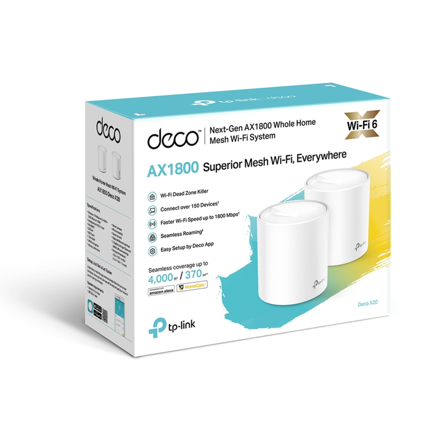 Sistema Wi-Fi 6 Mesh TP-Link Deco X20 (2-pack)-5