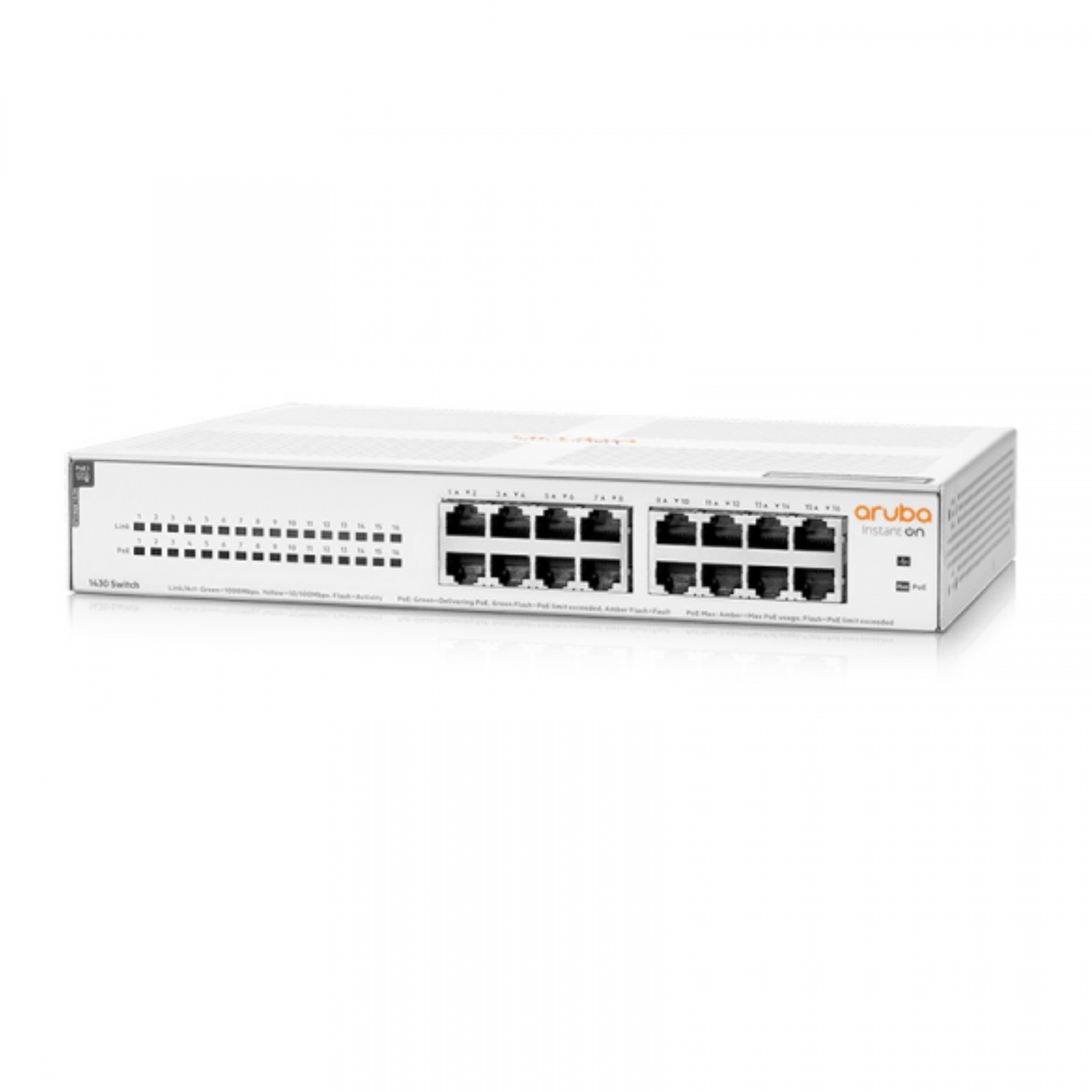 Switch Aruba Instant On 1430 16 Puertos Gigabit PoE 32 Gbps 124W-1