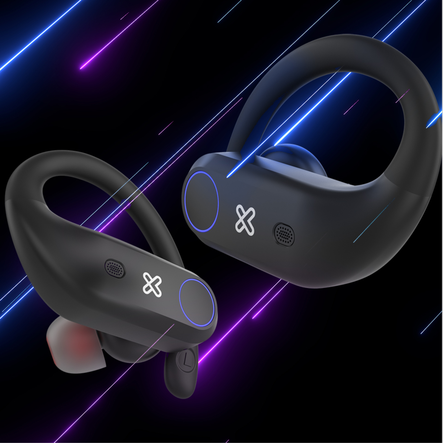Audífonos In-ear Klip Xtreme Xtremebuds KTE-500BK TWS Negro-4