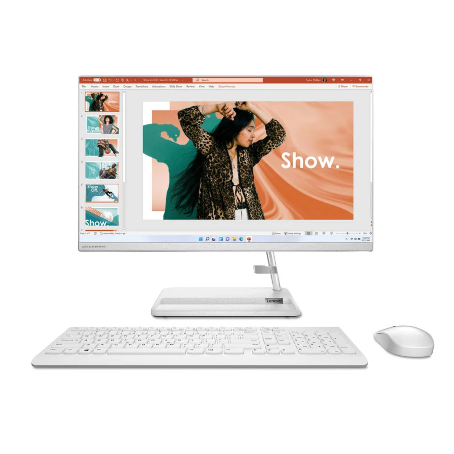 All in One IdeaCentre 3 AMD Ryzen 7 Win11 Home 16GB 512GB 23.8"-4