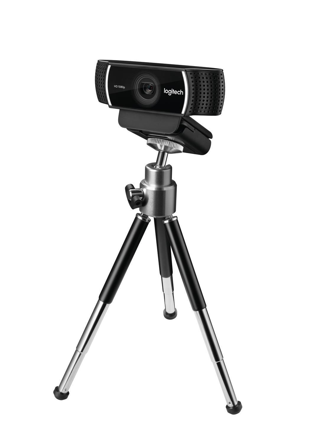 Cámara Web C922 Pro Stream Webcam 1920 x 1080 Pixeles USB Negro-4