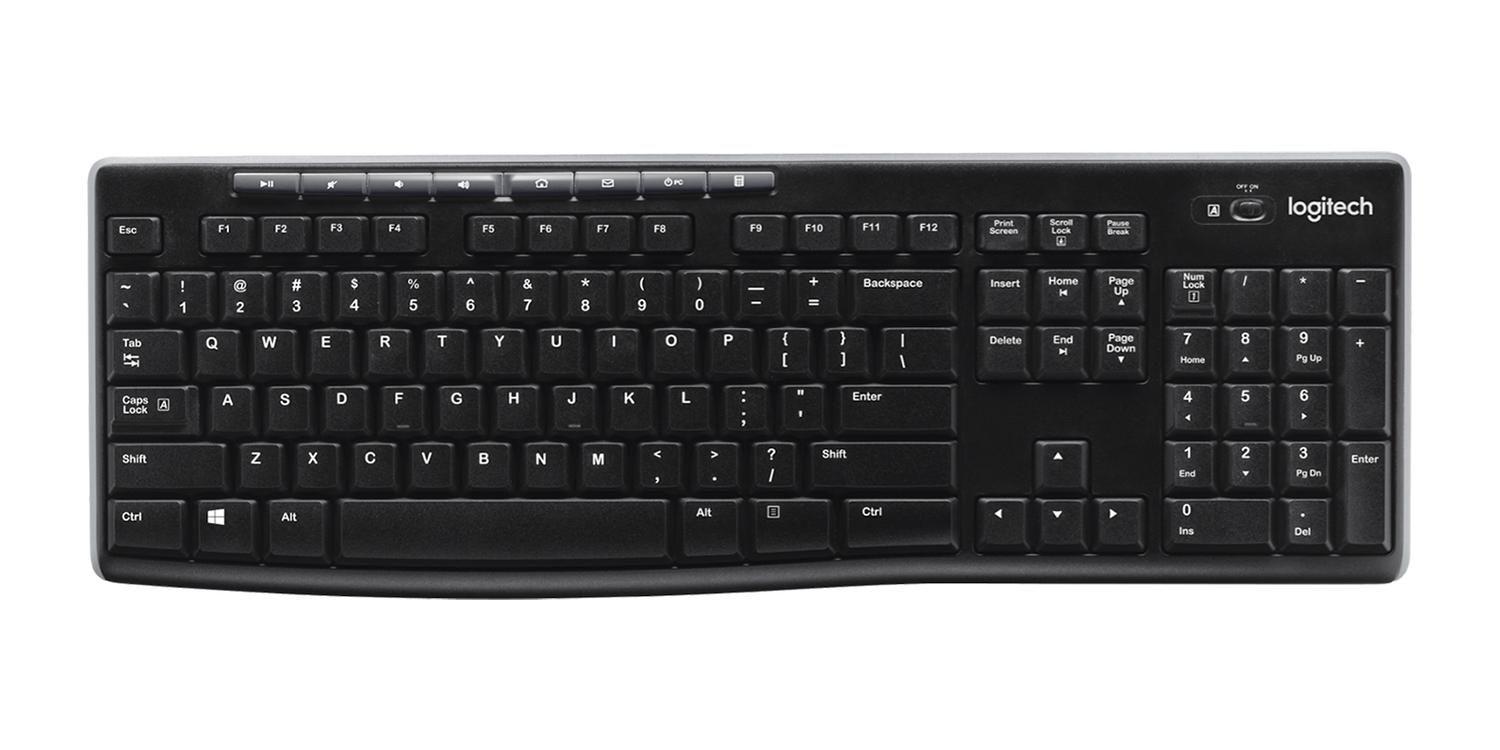 Teclado Inalámbrico K270 Español Negro-0