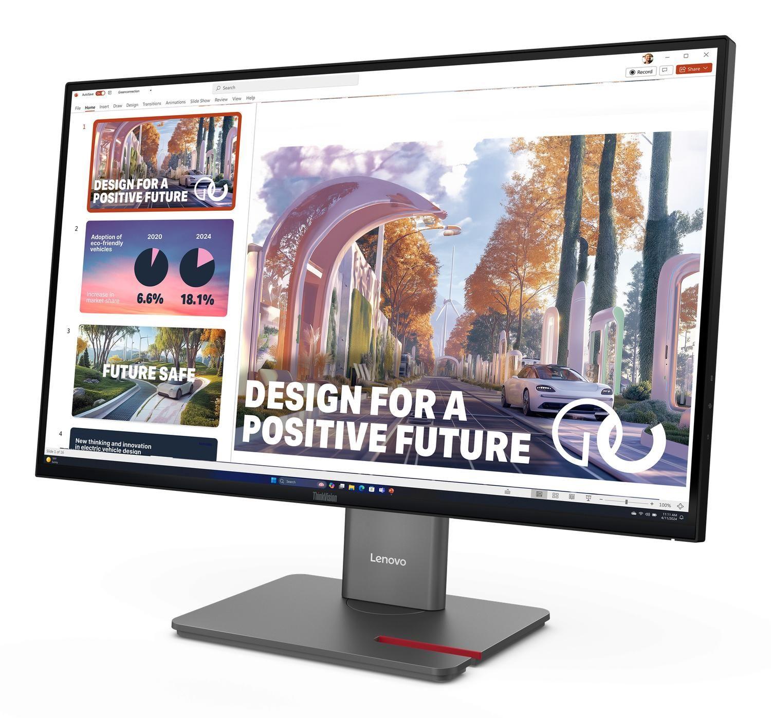 Monitor Lenovo ThinkVision P27QD-40 27" QHD IPS 120Hz-1