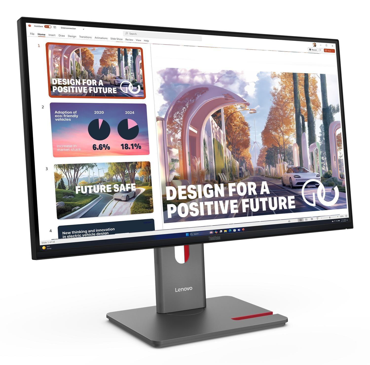 Monitor Lenovo ThinkVision P27QD-40 27" QHD IPS 120Hz-2