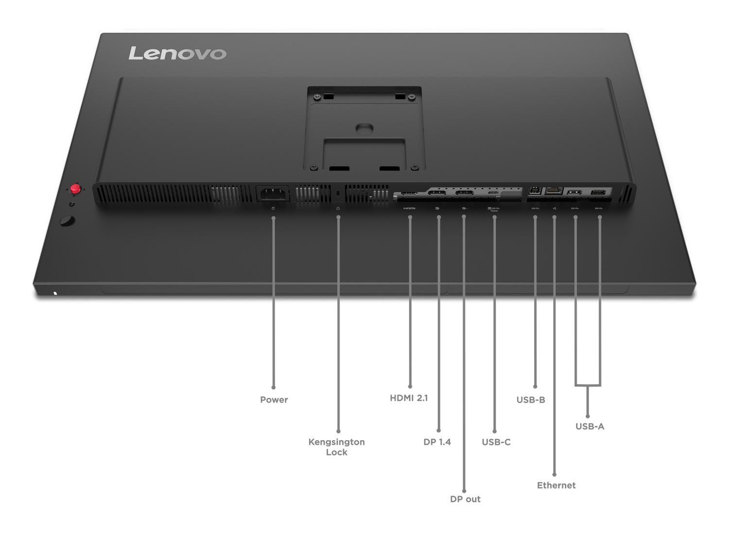 Monitor Lenovo ThinkVision P27QD-40 27" QHD IPS 120Hz-6