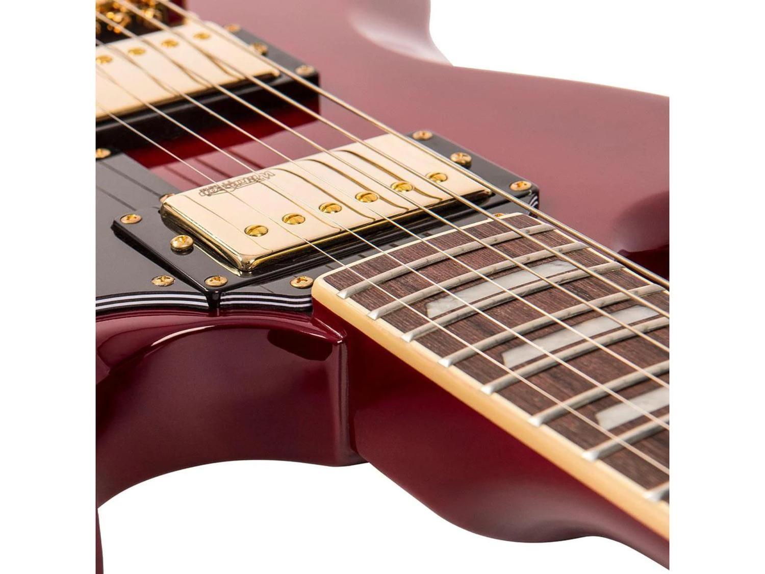 Guitarra Eléctrica Mango Encolado Tune-O-Matic 2xHumb-5