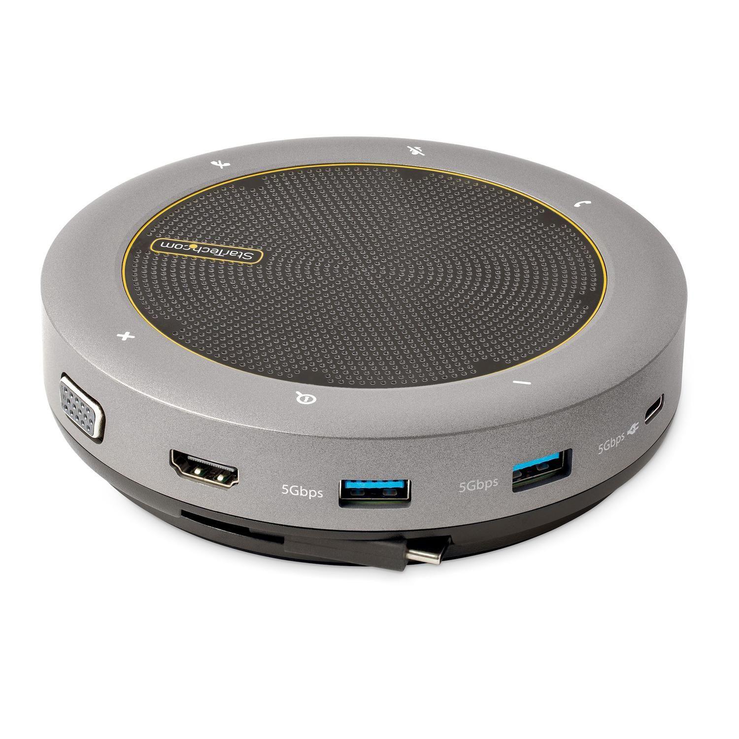Docking Station con Altavoz StarTech USB-C a VGA/4K HDMI-2