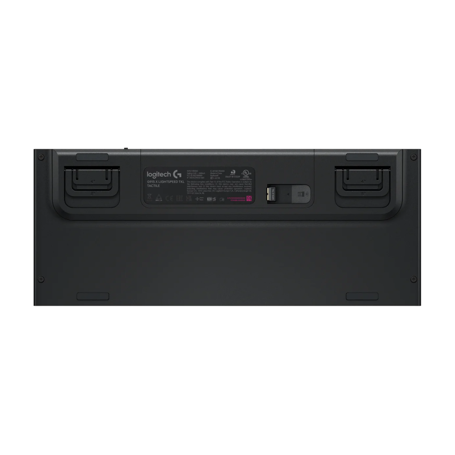 Teclado Gamer Inalámbrico Logitech G915 X TKL Negro-4
