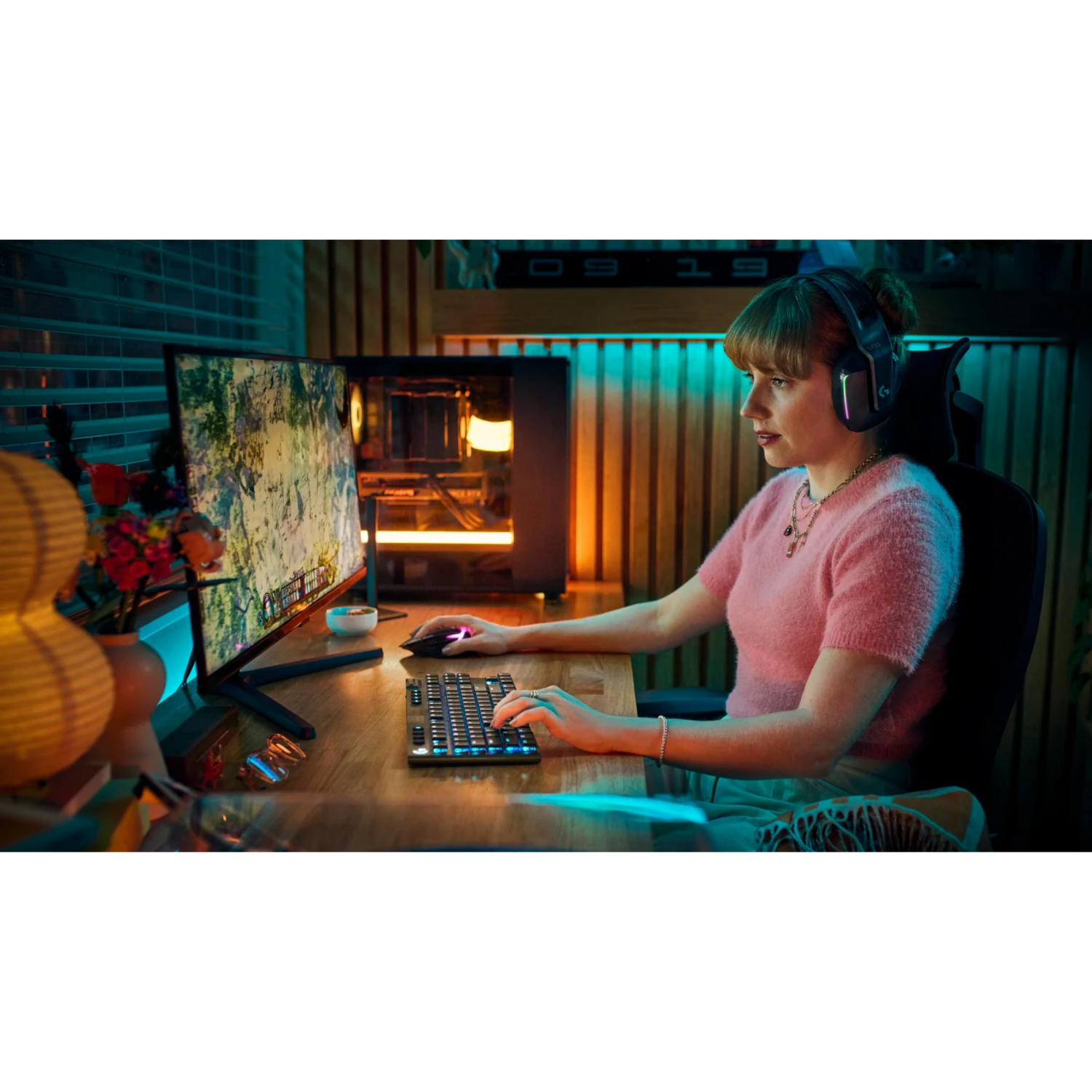 Teclado Gamer Inalámbrico Logitech G915 X TKL Negro-6