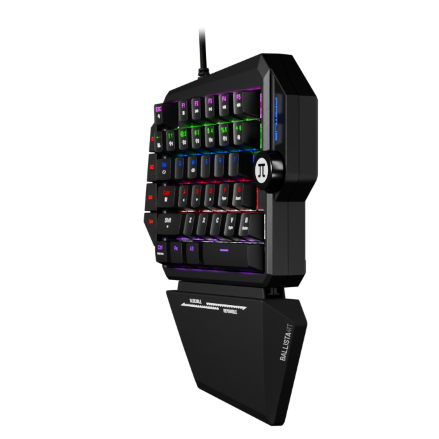 Teclado Mecánico Ballista41T Gamer Una Mano Negro-2