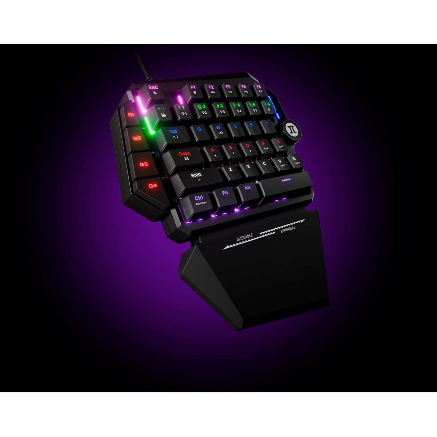 Teclado Mecánico Ballista41T Gamer Una Mano Negro-7