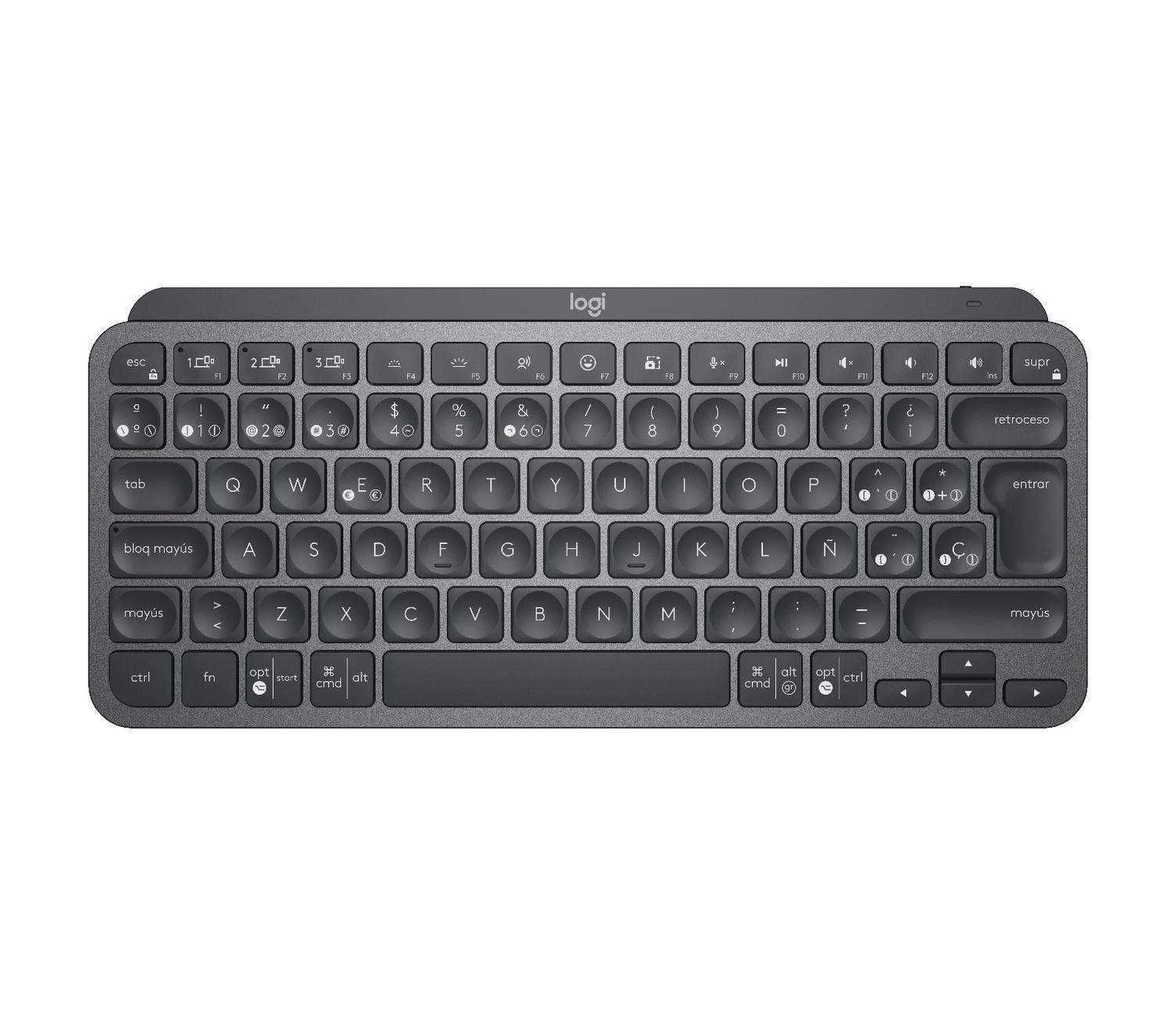 Teclado Inalámbrico MX Keys Mini Grafito Espanol-0