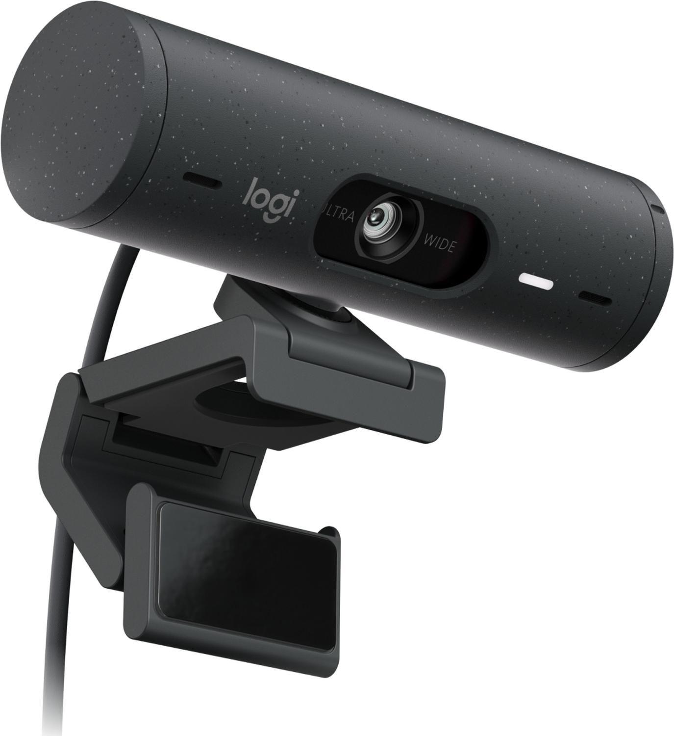 Cámara Web Logitech Brio 500 4MP USB-C Grafito-3