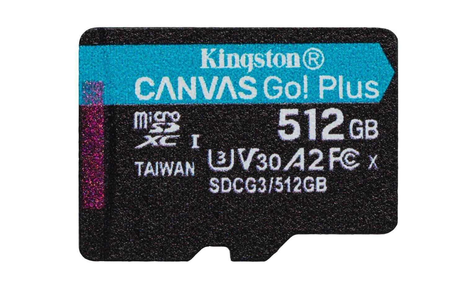 Memoria Flash Canvas Go! Plus 512 GB MicroSD UHS-I Clase 10-2