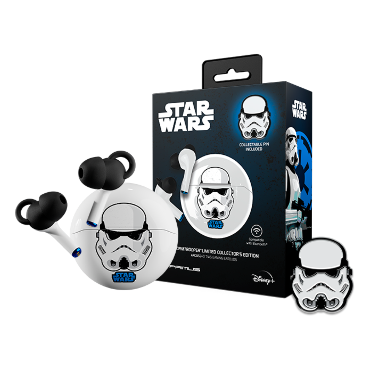 Audífonos Inalámbricos Gaming Stormtrooper ARCUS240 Blanco-6