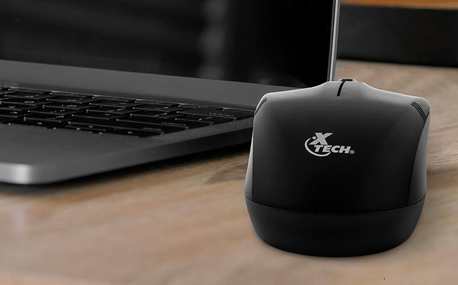 Mouse XTM-205 Ambidiestro USB tipo A Óptico-4