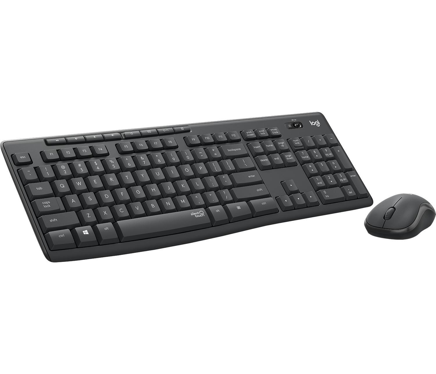 Combo de Teclado y Mouse MK295 inalámbrico Grafito-2