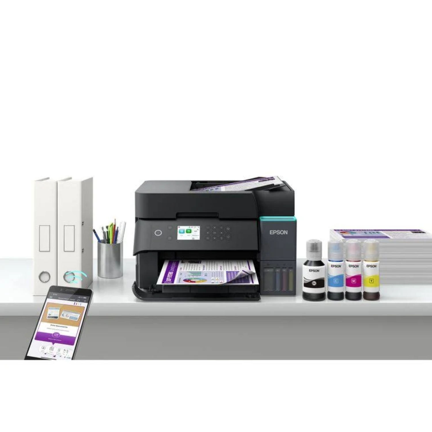 Impresora Multifuncional Epson EcoTank L6370 Color WiFi-5